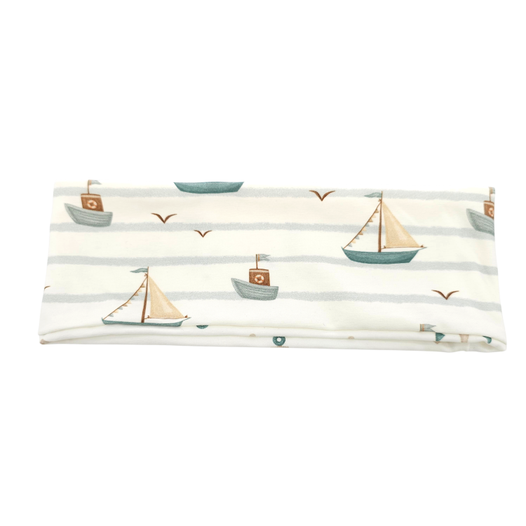 Knotenstirnband Küstenkind Boote